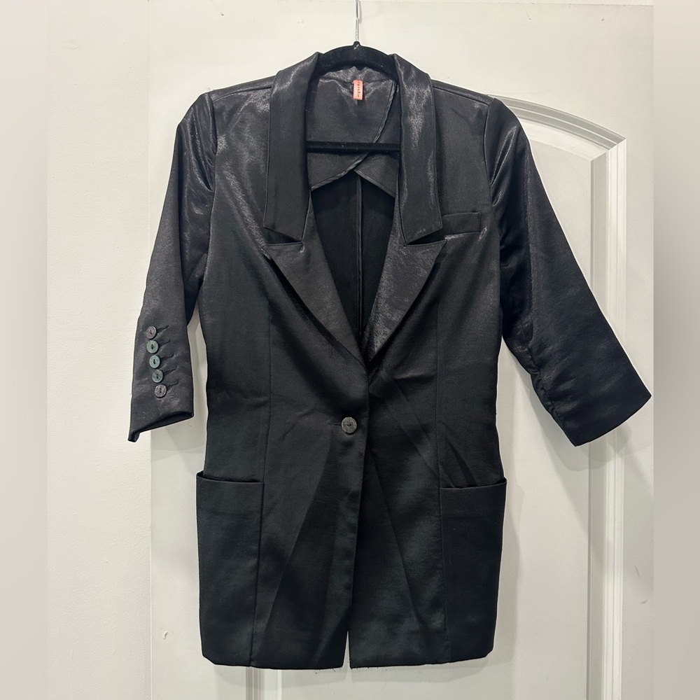 Nordstrom satin blazer